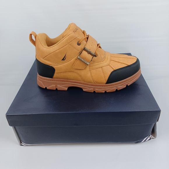 Nautica grimstead men's mid Casual‎ hiker boot honey size 9 new with box - Picture 1 of 11